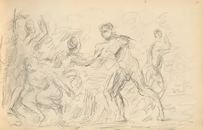 Study for The Judgement of Paris or The Amorous Shepherd Paul Cezanne